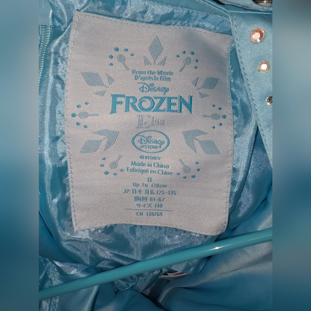 Disney ELSA Frozen Dress Costume, Lights Up, NWT - Girls Size 8 - Picture 7 of 12